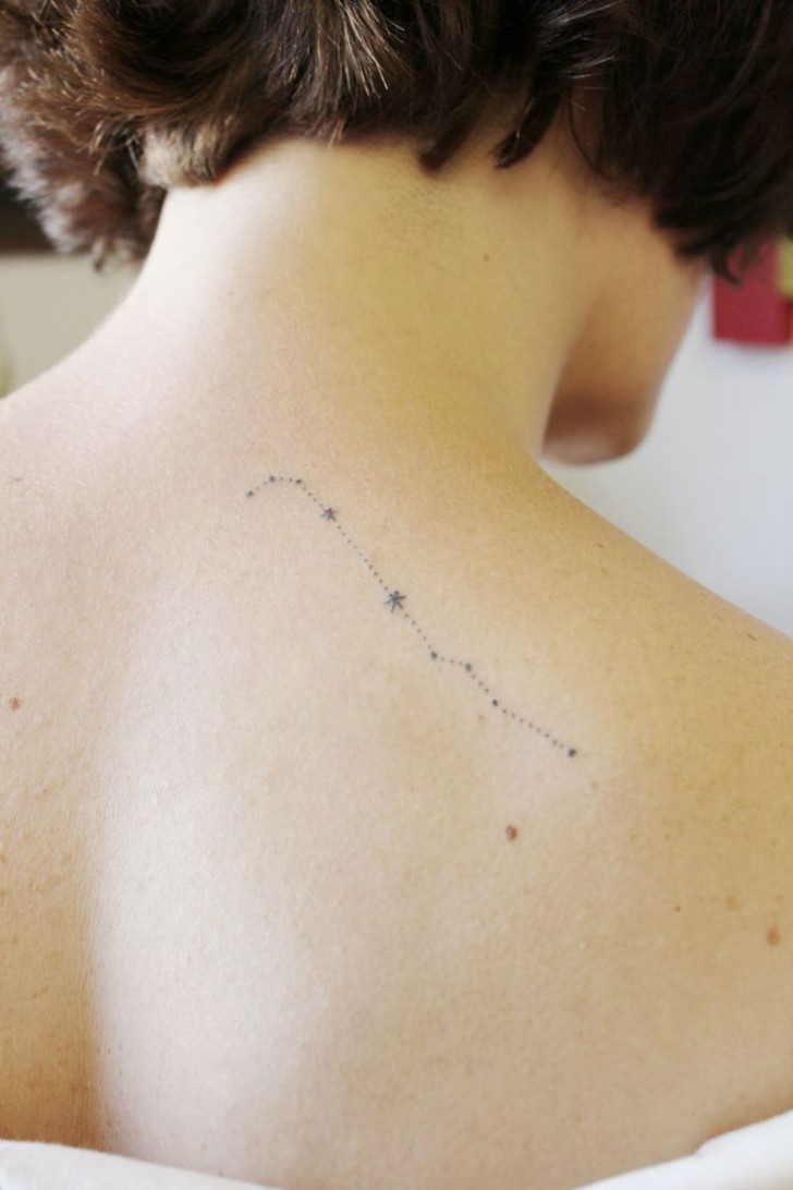 5. Une constellation presque imperceptible sur le dos