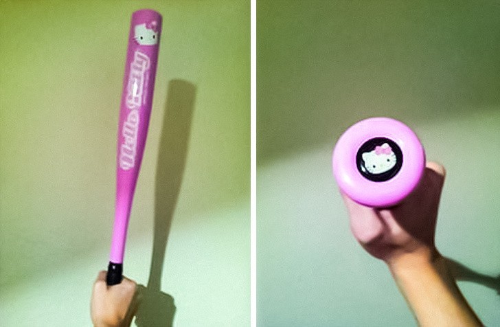 16. A pretty baseball bat is the best present for your daughter!