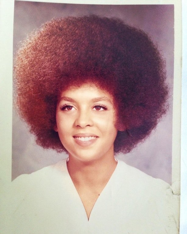 4. High school graduation photo of mother Lorraine in 1972