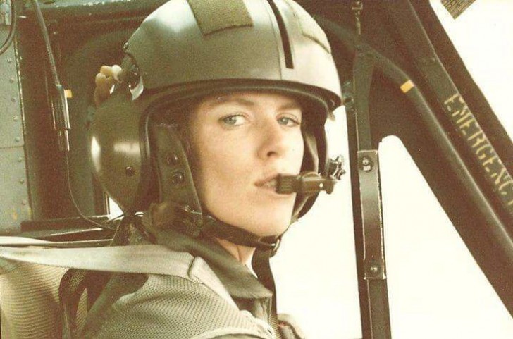 6. Mamma Patricia, pilotinstruktör för militärtjänsten i Fort Rucker Alabama på 80-talet