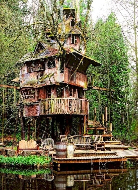 2. Ein verlassenes Baumhaus in Redmond, Washington (USA)