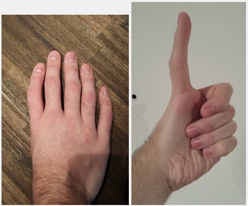 Sehr einzigartige Hände...