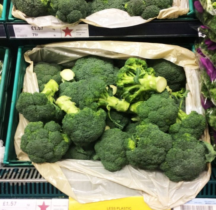 8. Dieser Supermarkt sagte nein zu Brokkoli, der separat verpackt war.