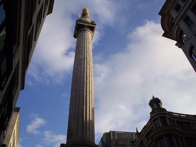 Il monumento al Grande Incendio di Londra