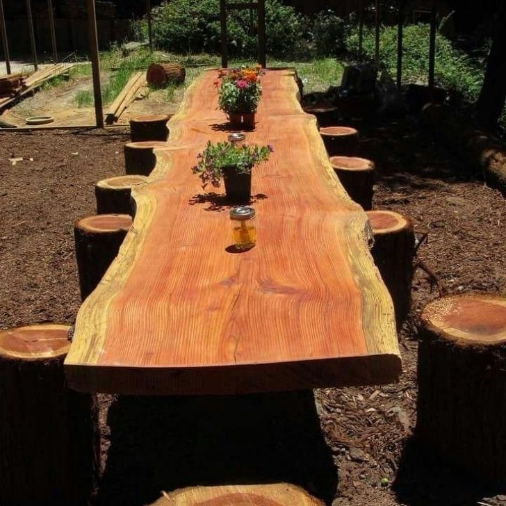 Chi non vorrebbe pranzare su un tavolo così?