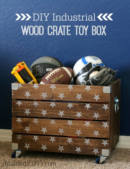 Questa scatola di legno risolverà il problema dei giocattoli dei vostri figli!