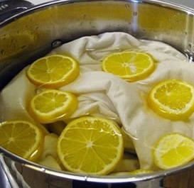 Sale e succo di limone