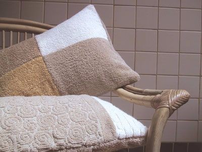 7. Meravigliosi cuscini, perfetti anche per abbellire la stanza da bagno