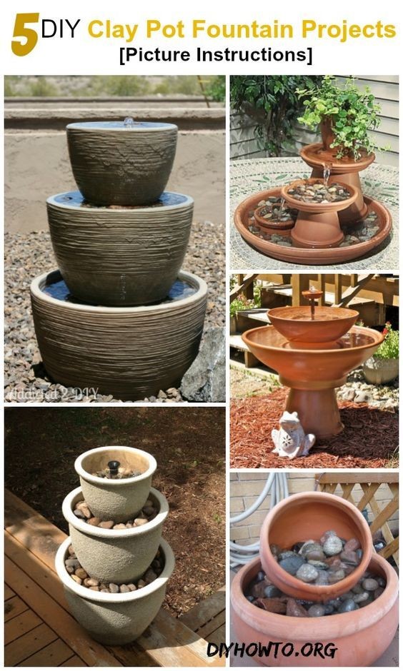 Nulla è impossibile con i vasi di coccio, neanche trasformarli in una fontana!