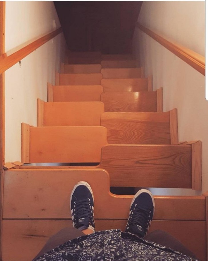 10. Du siehst nicht doppelt: Diese Treppe ist wirklich so gebaut!