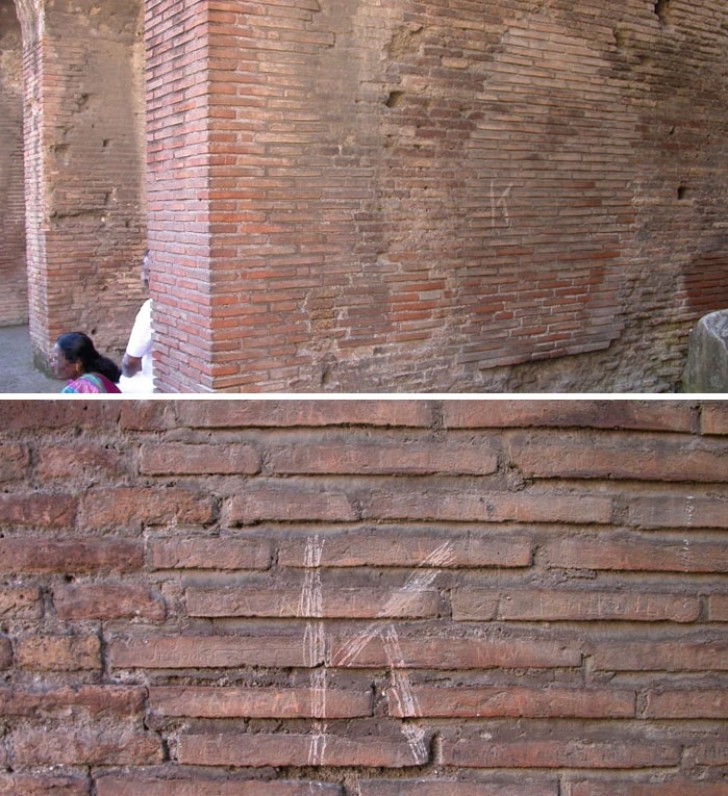This Russian tourist was fined very heavily for the graffiti he left on his visit to the Colosseum in Rome.
