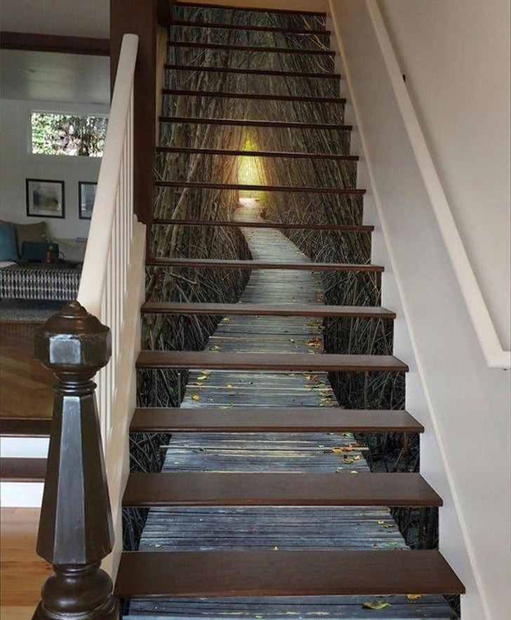 8. Wer hätte nicht gerne eine solche Treppe zu Hause?