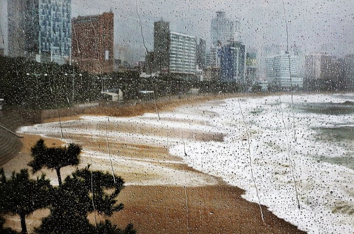 Korea ist dem schlechten Wetter ausgeliefert