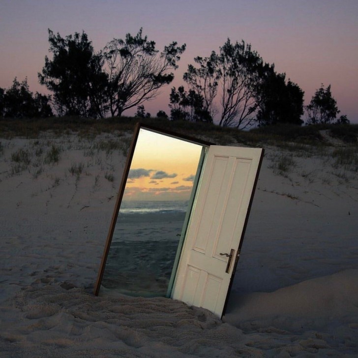 16. Ein Spiegel an der richtigen Stelle am Strand, und hier ist das Ergebnis!