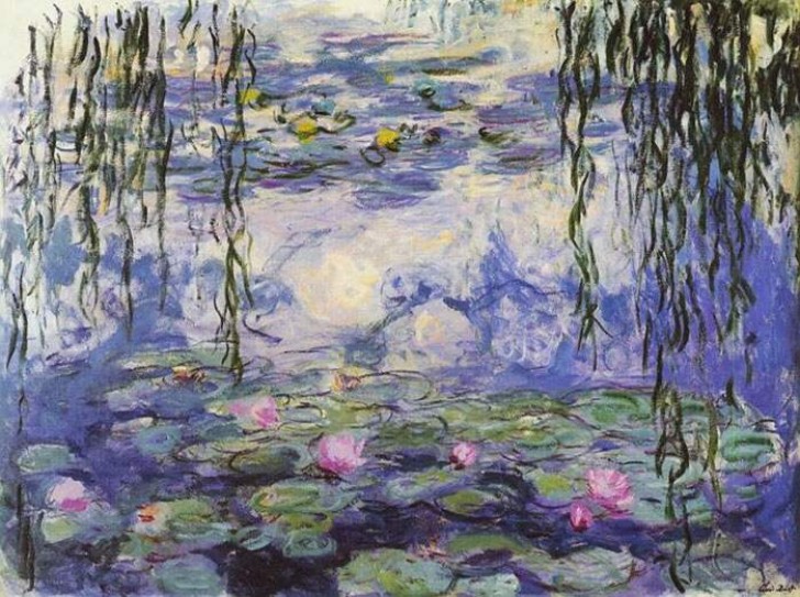 Lichtspiele zu Pflanzenmotiven? Es könnte definitiv Claude Monet sein...
