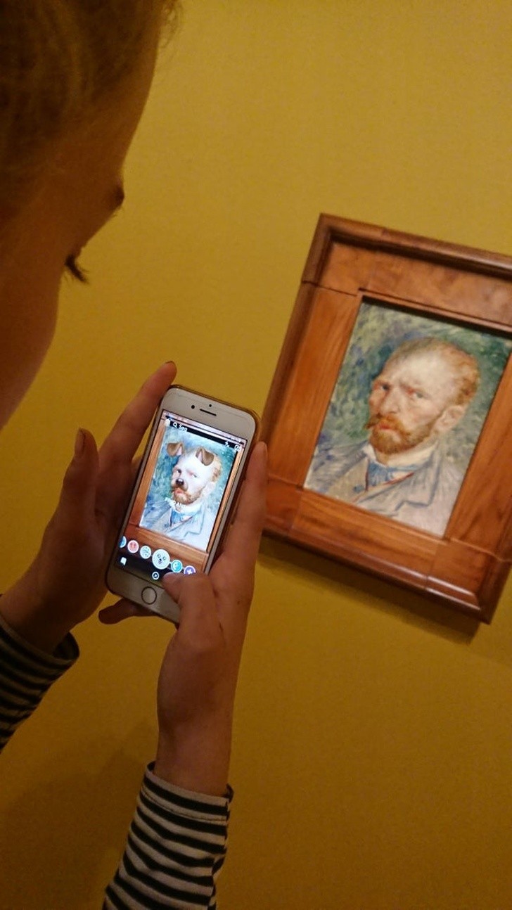 15. J'ai emmené ma fille voir une exposition de Van Gogh