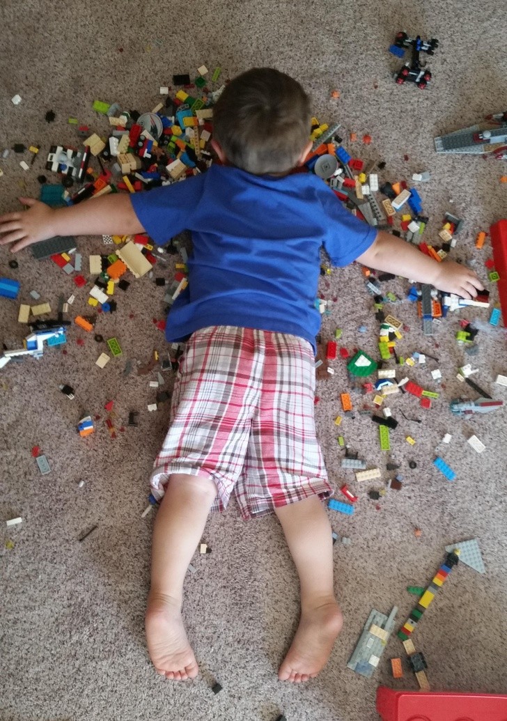 8. C'est ainsi que j'ai trouvé mon fils pendant qu'il dormait. J'ai l'impression qu'il est immortel.