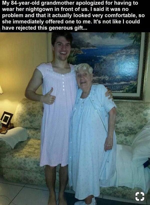 Oma's nachthemd in stijl dragen!
