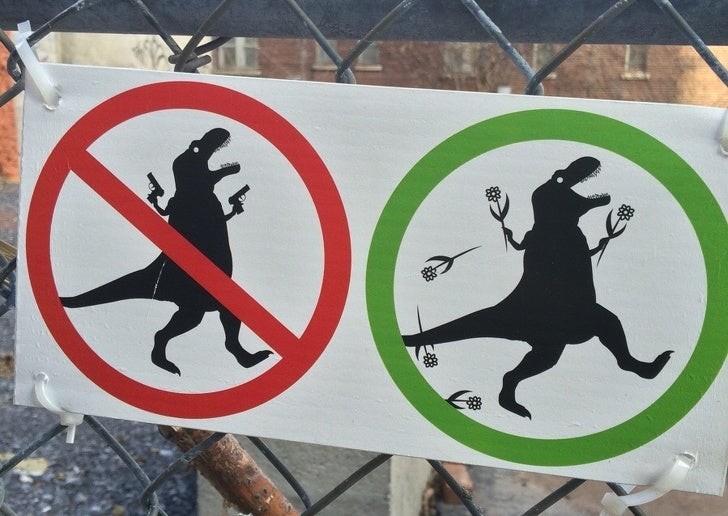 Achtung, Dinosaurier in der Gegend!