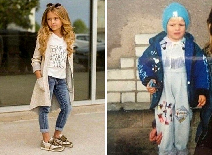 3. Comment les petites filles d'aujourd'hui s'habillent VS comment je m'habillais à leur âge