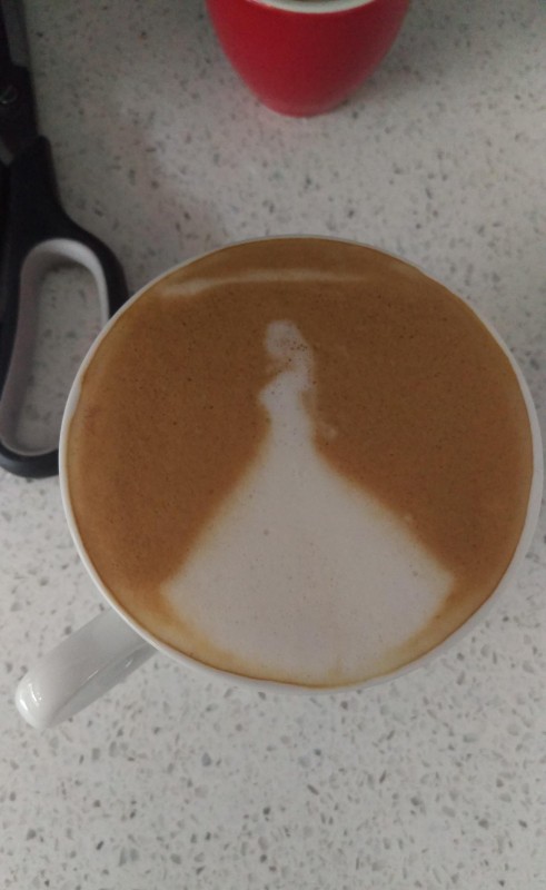 Une dame blanche dans votre cappuccino !