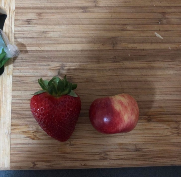 7. Wenn eine Erdbeere größer ist als ein Apfel...