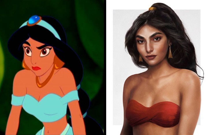 9. Prinsessan Jasmine ("Aladdin")