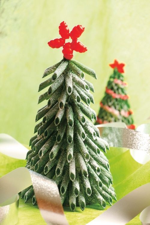1. Con le pennette rigate agli spinaci avrete già il pronto effetto dell'albero di Natale senza ricorrere alla vernice