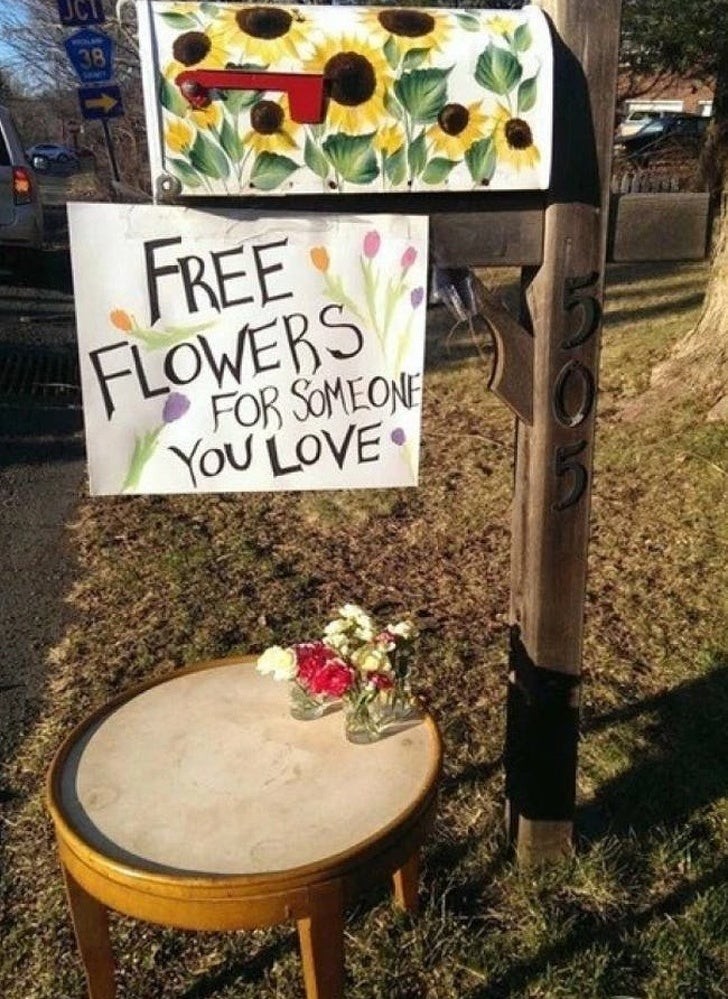 Des fleurs gratuites à offrir à ceux que vous aimez !