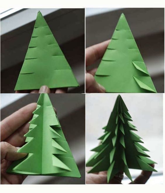 17. Un piccolo origami di carta verde: semplice ma bellissimo
