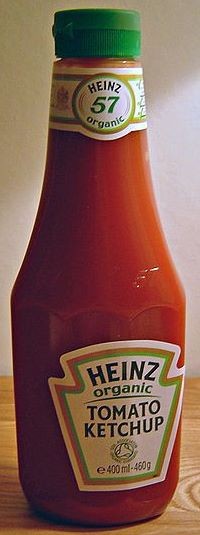 Il numero 57 sulle bottiglie di vetro del ketchup Heinz.