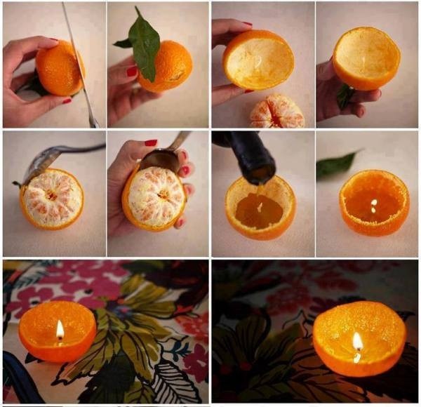2. Il trucco che affascina sempre i bambini: trasformare i mandarini in piccole lanterne