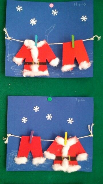 3. Un'idea sempreverde: ritagli di carta e ovatta per un Babbo Natale facilissimo da realizzare anche per i bambini