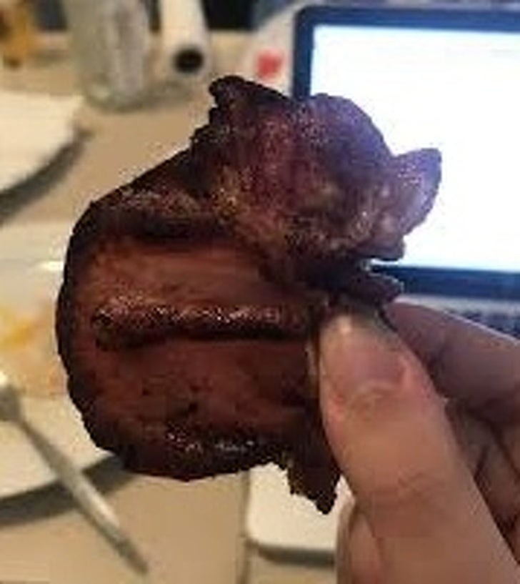4. Un morceau de bacon en forme de... cochon !