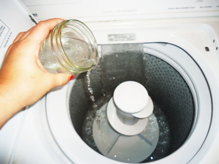 5. Per disinfettare la lavatrice
