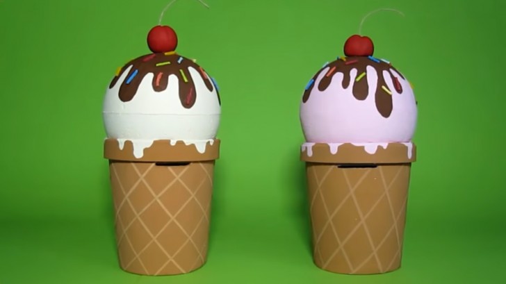 2. Dei colorati coni gelato