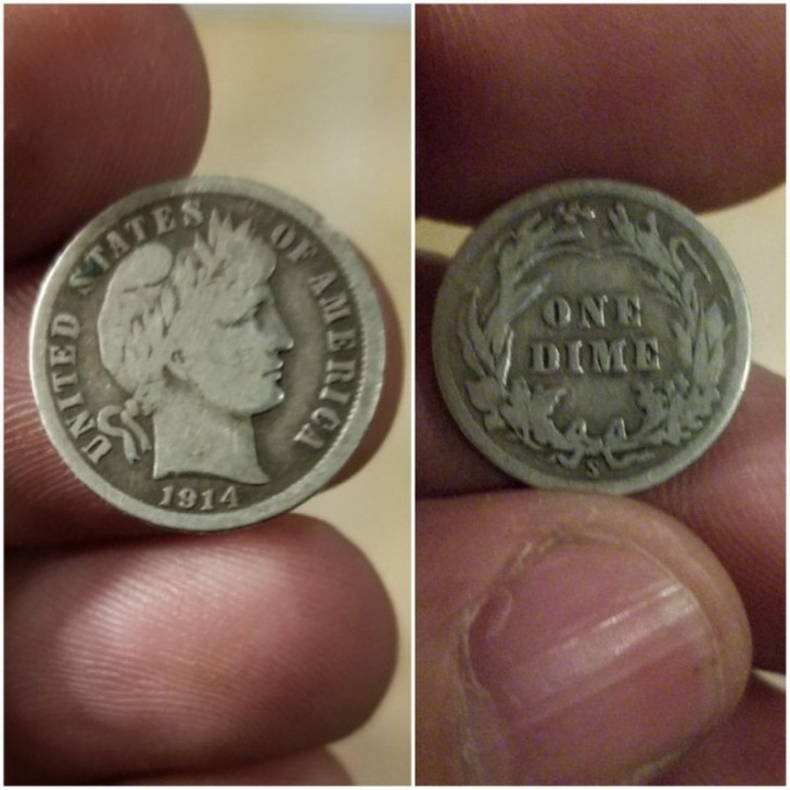 Ein Kunde erhielt diese Münze aus dem Jahr 1914 als Rückgeld: Ihr Wert beträgt etwa 900 Dollar!