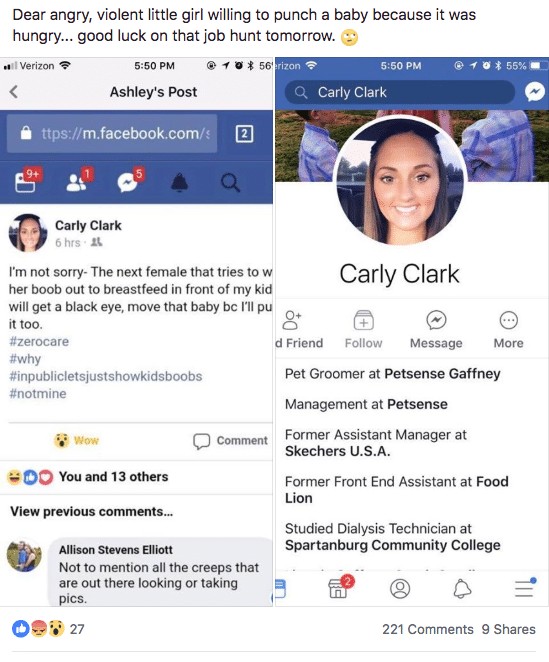 Facebook / Carly Clark