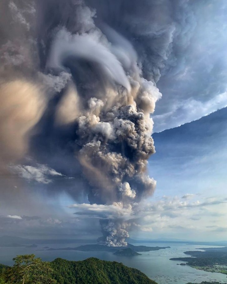 L'éruption du volcan Taal aux Philippines ces impressionnantes images