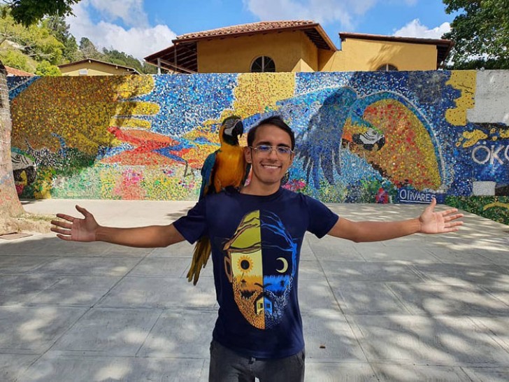 Il murales di Oscar Olivares è considerato tra le opere del suo genere più grandi del Sud America, ed il primo ecologico in Venezuela