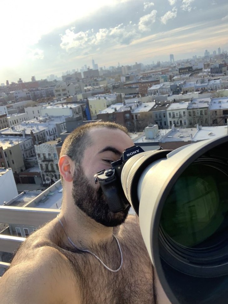 Jeremy é um fotógrafo profissional, então capturar detalhes de paisagens é normal para ele...