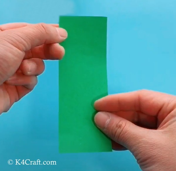 1. Ritagliate delle strisce di carta larghe e corte da ciascun foglio di cartoncino
