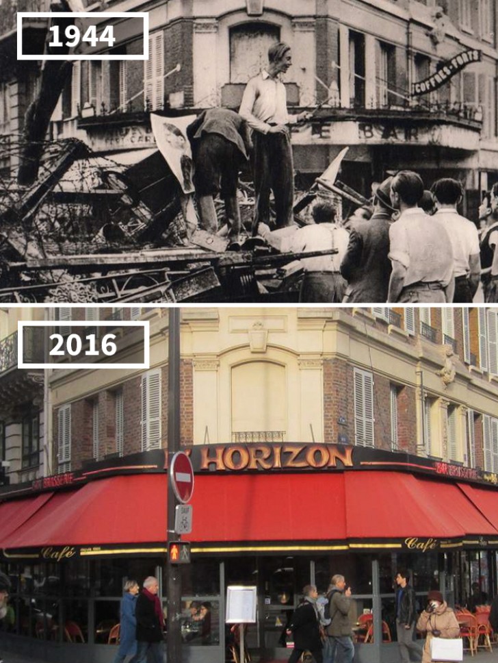 Rue St. Placide in Parijs: gisteren en vandaag