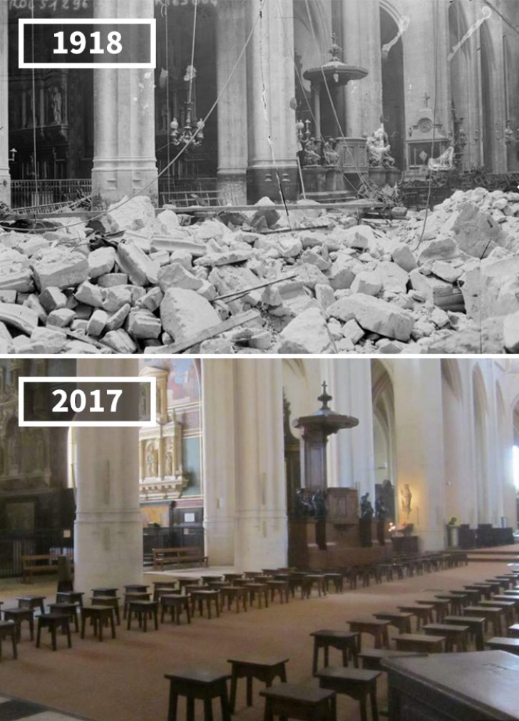 Près d'un siècle s'est écoulé, mais cette belle église française a été entièrement rénovée et a conservé sa forme originale.