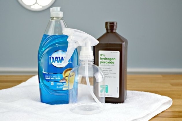 To clean dirt stains on clothes