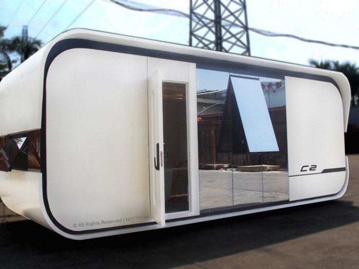 Ein Unternehmen schafft das Haus der Zukunft, das wie ein Raumschiff aussieht: klein und kompakt, aber komfortabel - 1