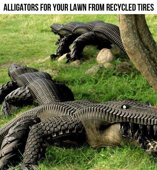 7. Attenti a questi temibili alligatori "gommosi"!