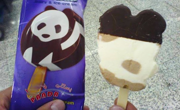 8. Er wirkte wie so ein süßer Eiscreme-Panda...