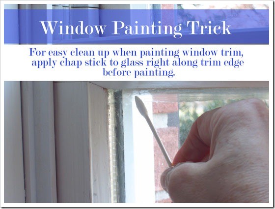 2. Dipingere gli infissi delle finestre