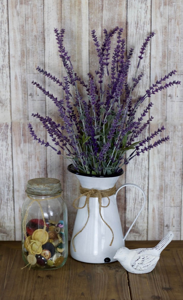 11. La lavanda decora profumando ogni ambiente